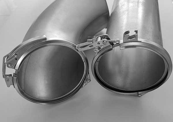 Duct bends, dust straight tube