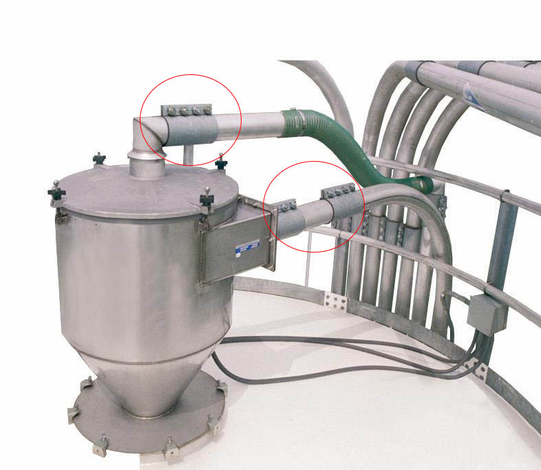 bulk conveying for plastic processing