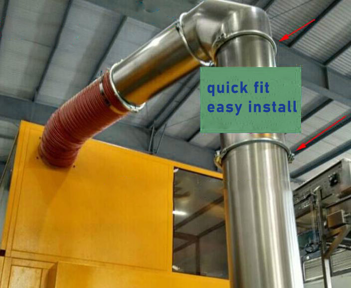 Easy to install quick ducting