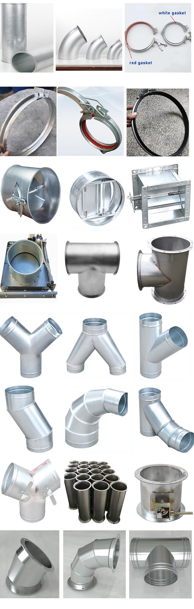clampia duct fittings